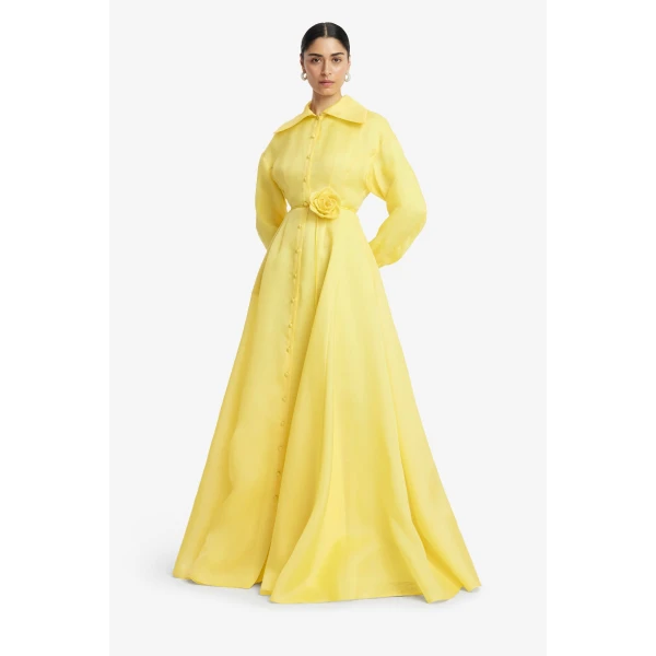 Leo Lin Josephine Silk Gown  - Leo Lin Dress - Australian Luxury Fashion - Shop at Coveti