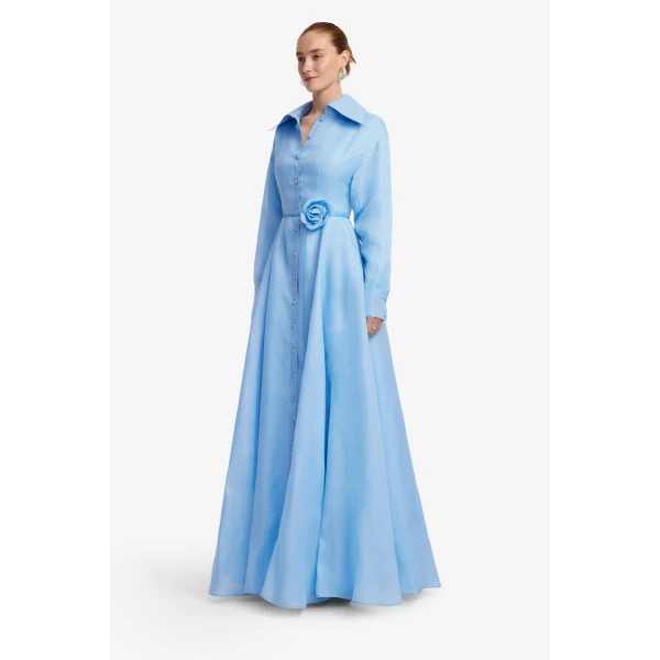 Leo Lin Josephine Silk Gown  - Leo Lin Dress - Australian Luxury Fashion - Shop at Coveti