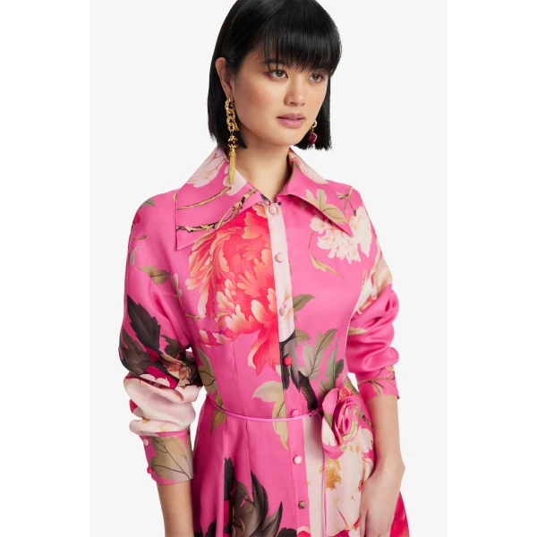 Leo Lin Josephine Silk Gown  - Leo Lin Dress - Australian Luxury Fashion - Shop at Coveti