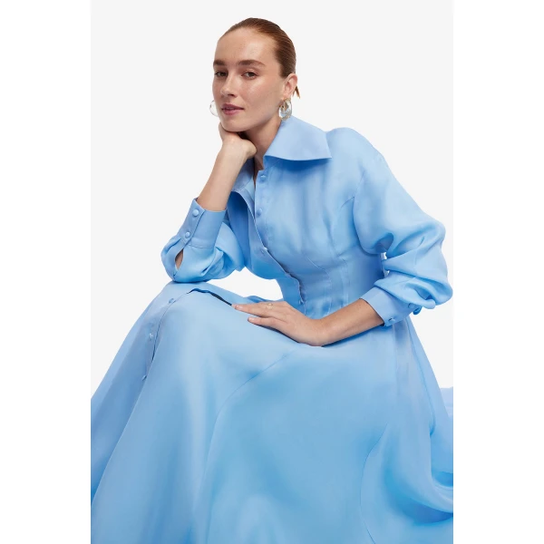 Leo Lin Josephine Silk Gown  - Leo Lin Dress - Australian Luxury Fashion - Shop at Coveti