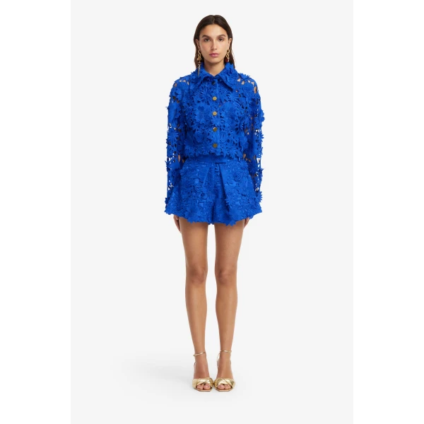 Leo Lin Josie Lace Shorts  - Leo Lin Dress - Australian Luxury Fashion - Shop at Coveti