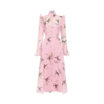 Leo Lin Katrina Butterfly Sleeve Midi Dress  - Leo Lin Dress - Australian Luxury Fashion - Shop at Coveti