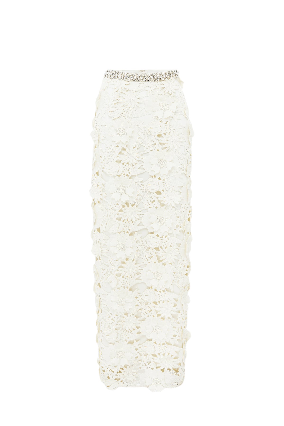 Leo Lin Kyra Embellished Lace Maxi Skirt  - Leo Lin Dress - Australian Luxury Fashion - Shop at Coveti