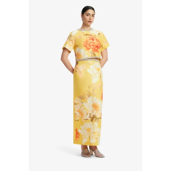 Leo Lin Kyra Embellished Maxi Skirt  - Leo Lin Dress - Australian Luxury Fashion - Shop at Coveti