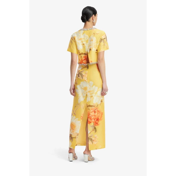 Leo Lin Kyra Embellished Maxi Skirt  - Leo Lin Dress - Australian Luxury Fashion - Shop at Coveti
