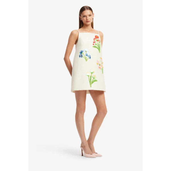 Leo Lin Leia Wool Mini Dress  - Leo Lin Dress - Australian Luxury Fashion - Shop at Coveti