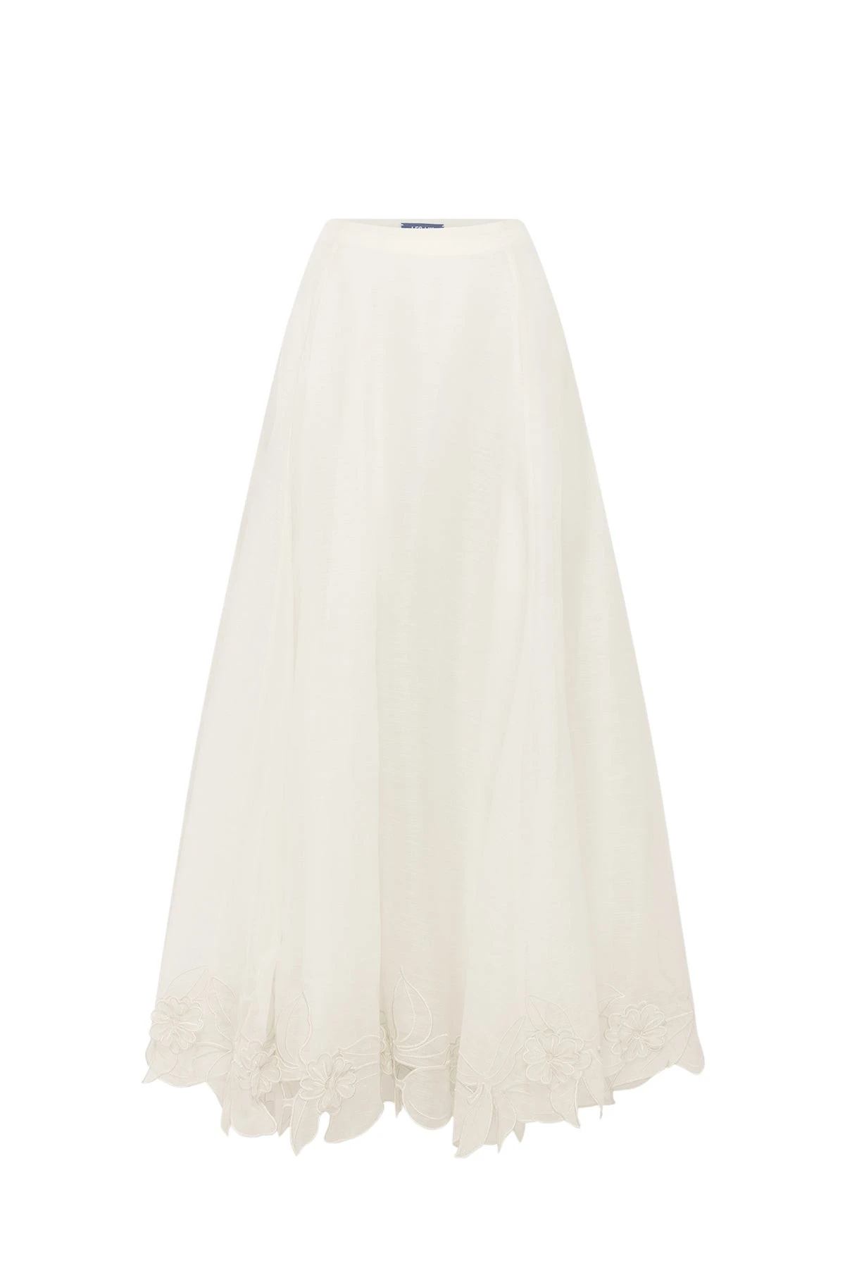 Leo-Lin-Leila-Applique-Midi-Skirt-653469_nobg Leo Lin Leila Appliqué Midi Skirt - Leo Lin Dress - Australian Luxury Fashion - Shop at Coveti
