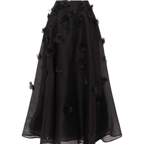 Leo Lin Leila Petal Midi Skirt  - Leo Lin Dress - Australian Luxury Fashion - Shop at Coveti