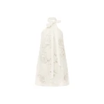 Leo Lin Lola Appliqué Halterneck Mini Dress  - Leo Lin Dress - Australian Luxury Fashion - Shop at Coveti