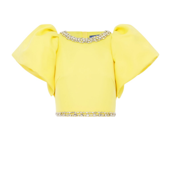 Leo Lin Lucia Embellished Top  - Leo Lin Dress - Australian Luxury Fashion - Shop at Coveti