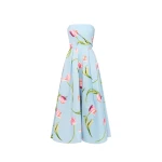 Leo Lin Lynn Bustier Midi Dress  - Leo Lin Dress - Australian Luxury Fashion - Shop at Coveti