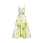 Leo Lin Mariela Midi Dress  - Leo Lin Dress - Australian Luxury Fashion - Shop at Coveti