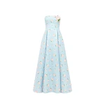 Leo Lin Nora Bustier Maxi Dress  - Leo Lin Dress - Australian Luxury Fashion - Shop at Coveti