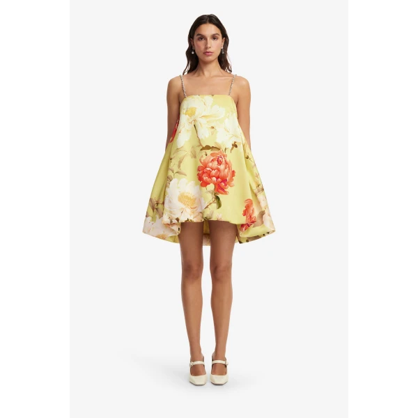 Leo Lin Patsy Embellished Puff Mini Dress  - Leo Lin Dress - Australian Luxury Fashion - Shop at Coveti