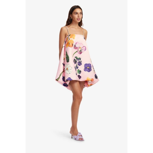 Leo Lin Patsy Embellished Puff Mini Dress  - Leo Lin Dress - Australian Luxury Fashion - Shop at Coveti