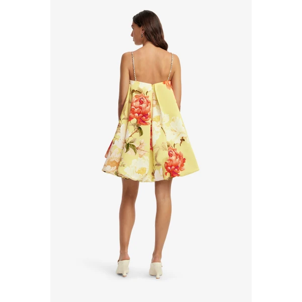 Leo Lin Patsy Embellished Puff Mini Dress  - Leo Lin Dress - Australian Luxury Fashion - Shop at Coveti