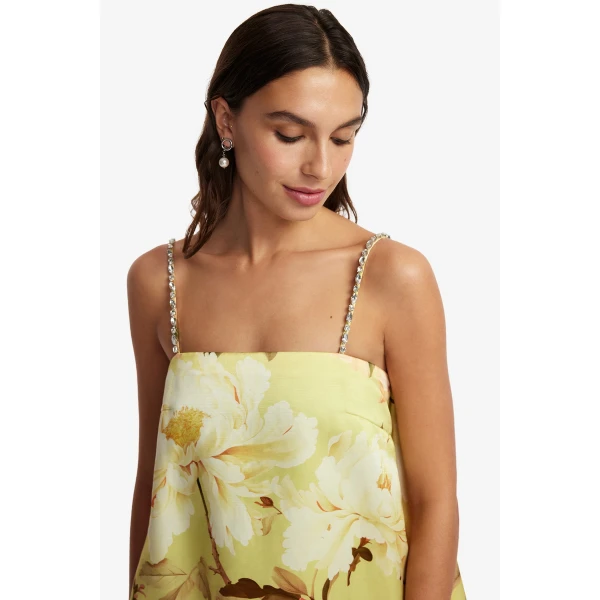 Leo Lin Patsy Embellished Puff Mini Dress  - Leo Lin Dress - Australian Luxury Fashion - Shop at Coveti