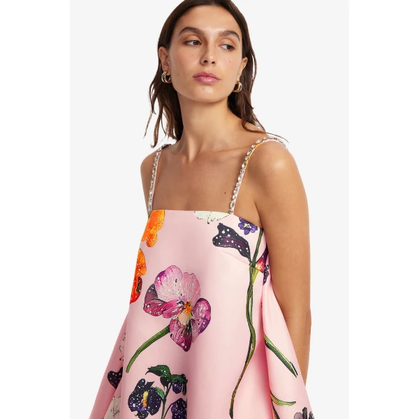 Leo Lin Patsy Embellished Puff Mini Dress  - Leo Lin Dress - Australian Luxury Fashion - Shop at Coveti