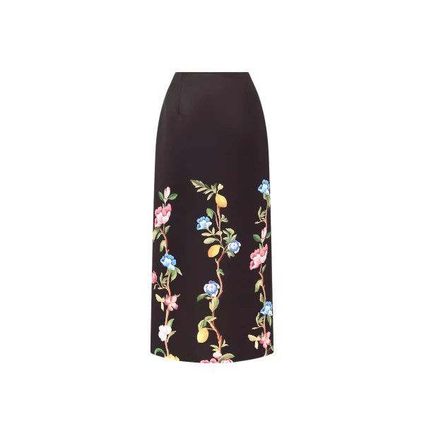 Leo Lin Quinn Midi Skirt  - Leo Lin Dress - Australian Luxury Fashion - Shop at Coveti