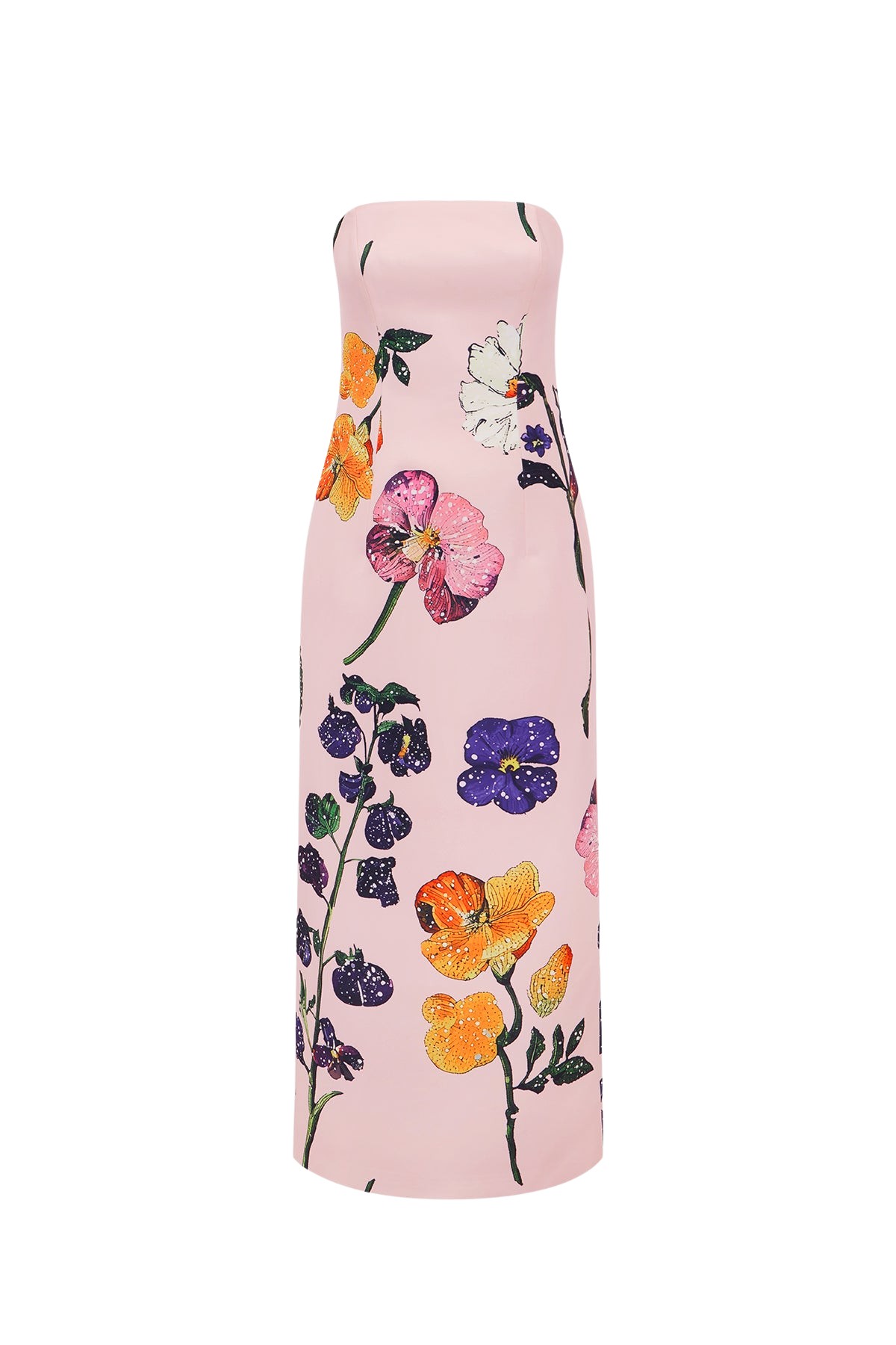 Leo Lin Rayna Printed Bustier Maxi Dress