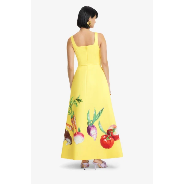 Leo Lin Rianne Appliqué Maxi Dress  - Leo Lin Dress - Australian Luxury Fashion - Shop at Coveti