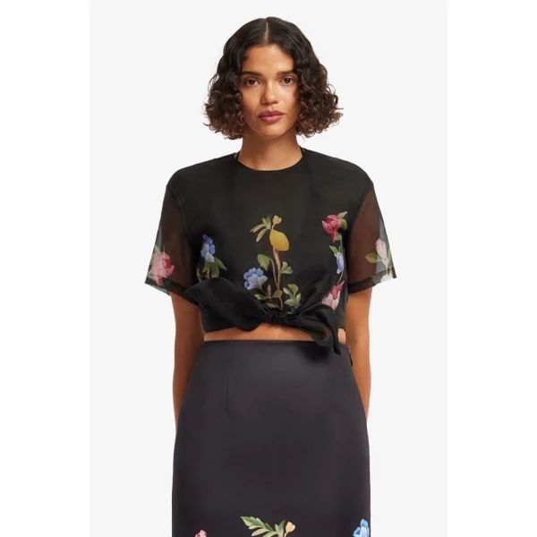 Leo Lin Riley Sleeve Top  - Leo Lin Dress - Australian Luxury Fashion - Shop at Coveti