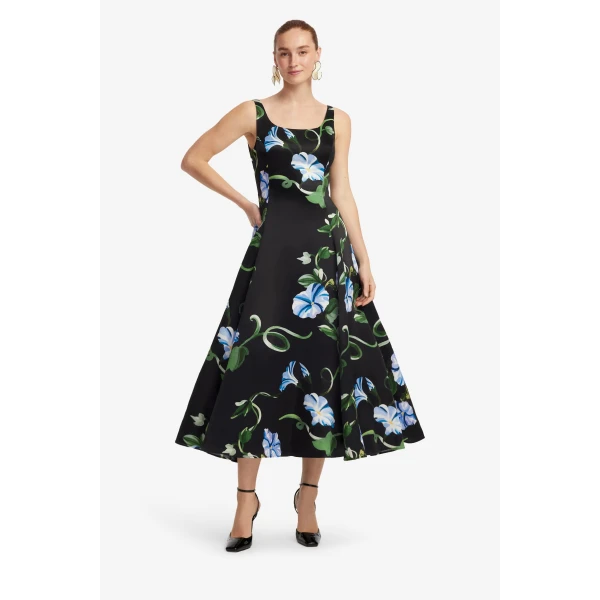 Leo Lin Serafina Appliqué Maxi Dress  - Leo Lin Dress - Australian Luxury Fashion - Shop at Coveti