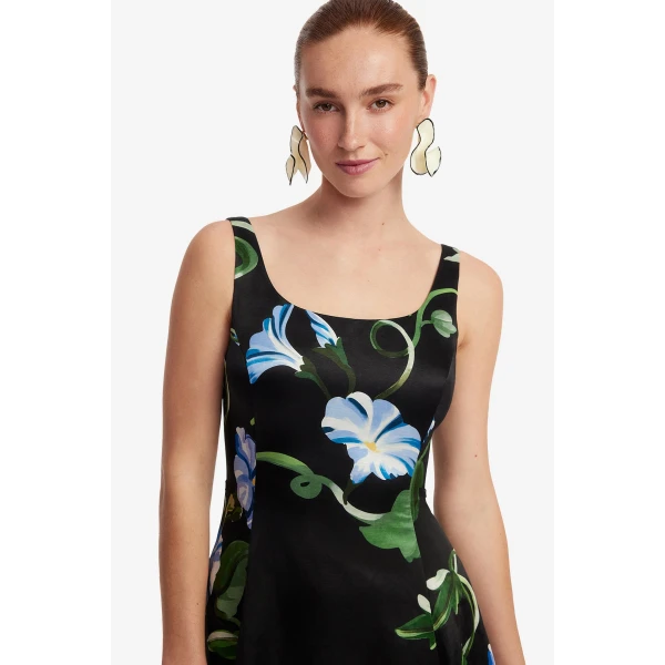 Leo Lin Serafina Appliqué Maxi Dress  - Leo Lin Dress - Australian Luxury Fashion - Shop at Coveti