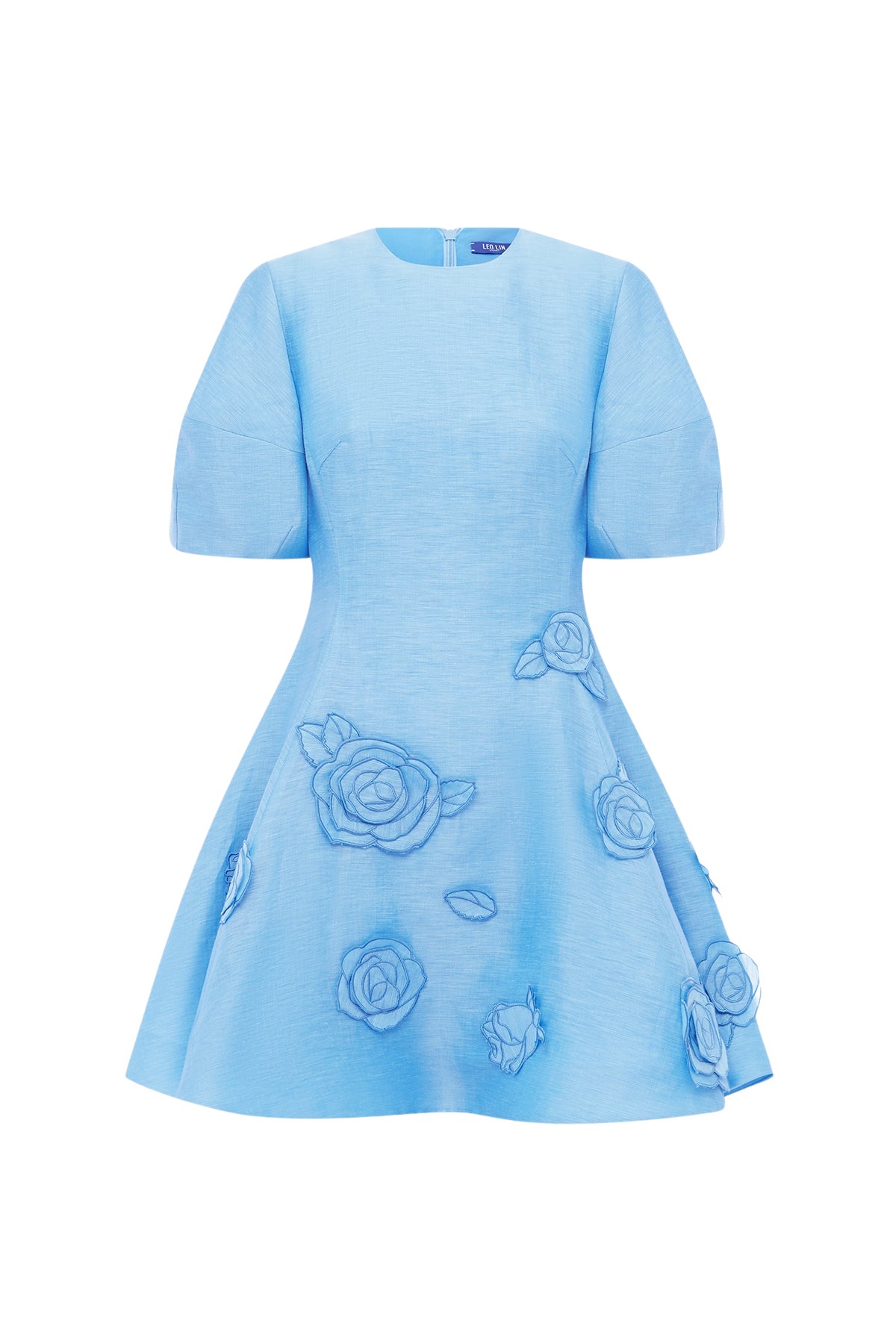 Leo Lin Simona Appliqué Mini Dress