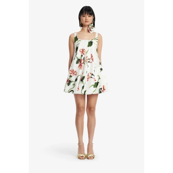 Leo Lin Suki Puff Mini Dress  - Leo Lin Dress - Australian Luxury Fashion - Shop at Coveti