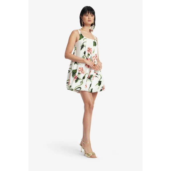 Leo Lin Suki Puff Mini Dress  - Leo Lin Dress - Australian Luxury Fashion - Shop at Coveti
