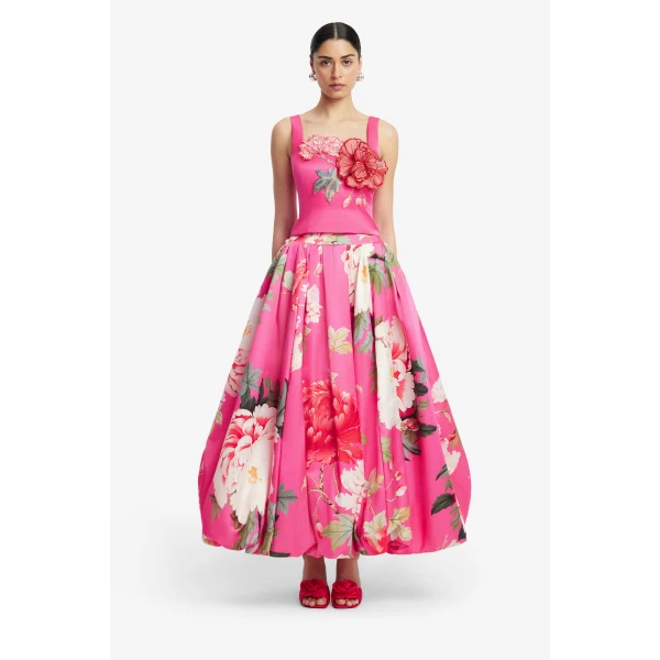 Leo Lin Victoria Puff Maxi Skirt  - Leo Lin Dress - Australian Luxury Fashion - Shop at Coveti