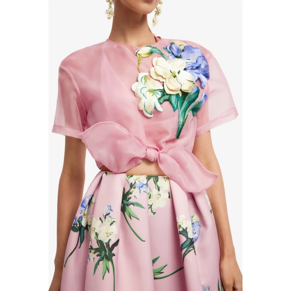 Leo Lin Victoria Puff Maxi Skirt  - Leo Lin Dress - Australian Luxury Fashion - Shop at Coveti