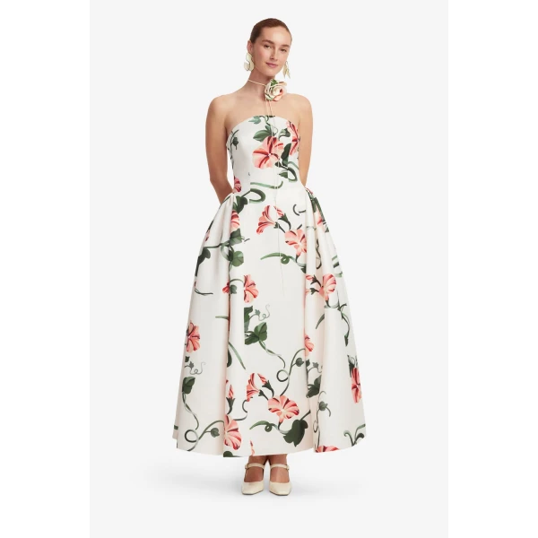 Leo Lin Violet Bustier Maxi Dress  - Leo Lin Dress - Australian Luxury Fashion - Shop at Coveti