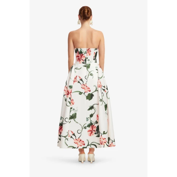 Leo Lin Violet Bustier Maxi Dress  - Leo Lin Dress - Australian Luxury Fashion - Shop at Coveti