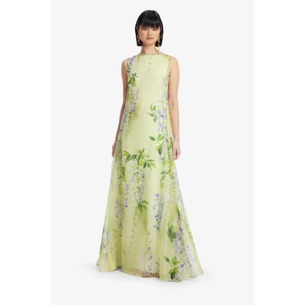 Leo Lin Yumei Embellished Open Back Gown  - Leo Lin Dress - Australian Luxury Fashion - Shop at Coveti