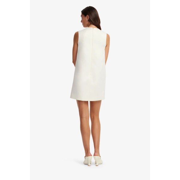 Leo Lin Yvonne Appliqué Floral Mini Dress  - Leo Lin Dress - Australian Luxury Fashion - Shop at Coveti