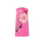 Leo Lin Yvonne Appliqué Floral Mini Dress  - Leo Lin Dress - Australian Luxury Fashion - Shop at Coveti