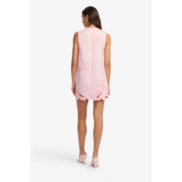 Leo Lin Yvonne Appliqué Mini Dress  - Leo Lin Dress - Australian Luxury Fashion - Shop at Coveti