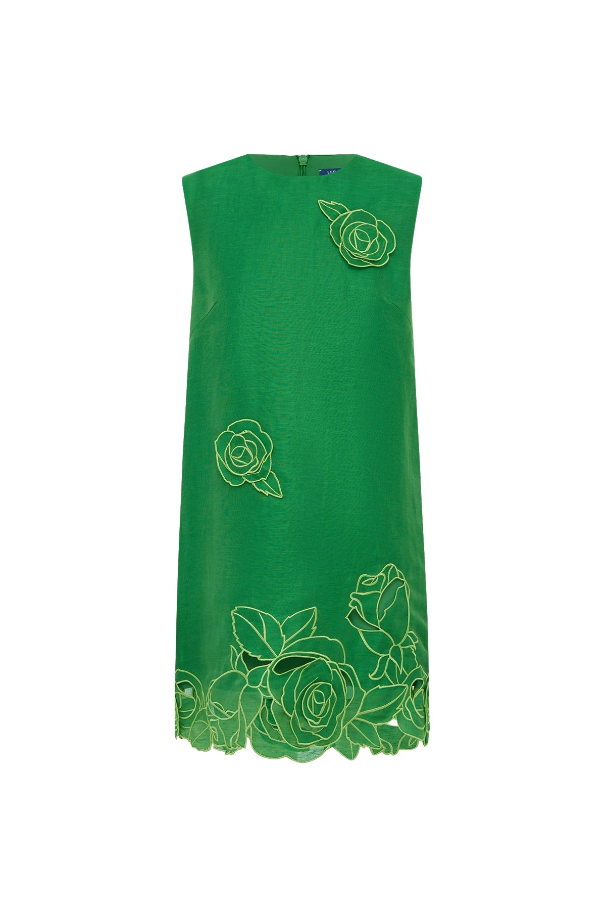 Leo Lin Yvonne Appliqué Mini Dress  - Leo Lin Dress - Australian Luxury Fashion - Shop at Coveti