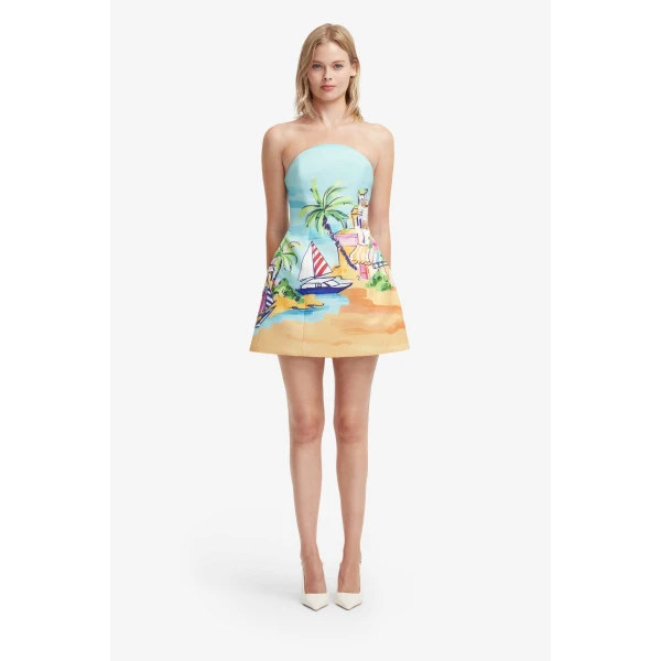 Leo Lin Zaria Bustier Mini Dress  - Leo Lin Dress - Australian Luxury Fashion - Shop at Coveti