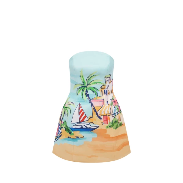 Leo Lin Zaria Bustier Mini Dress  - Leo Lin Dress - Australian Luxury Fashion - Shop at Coveti