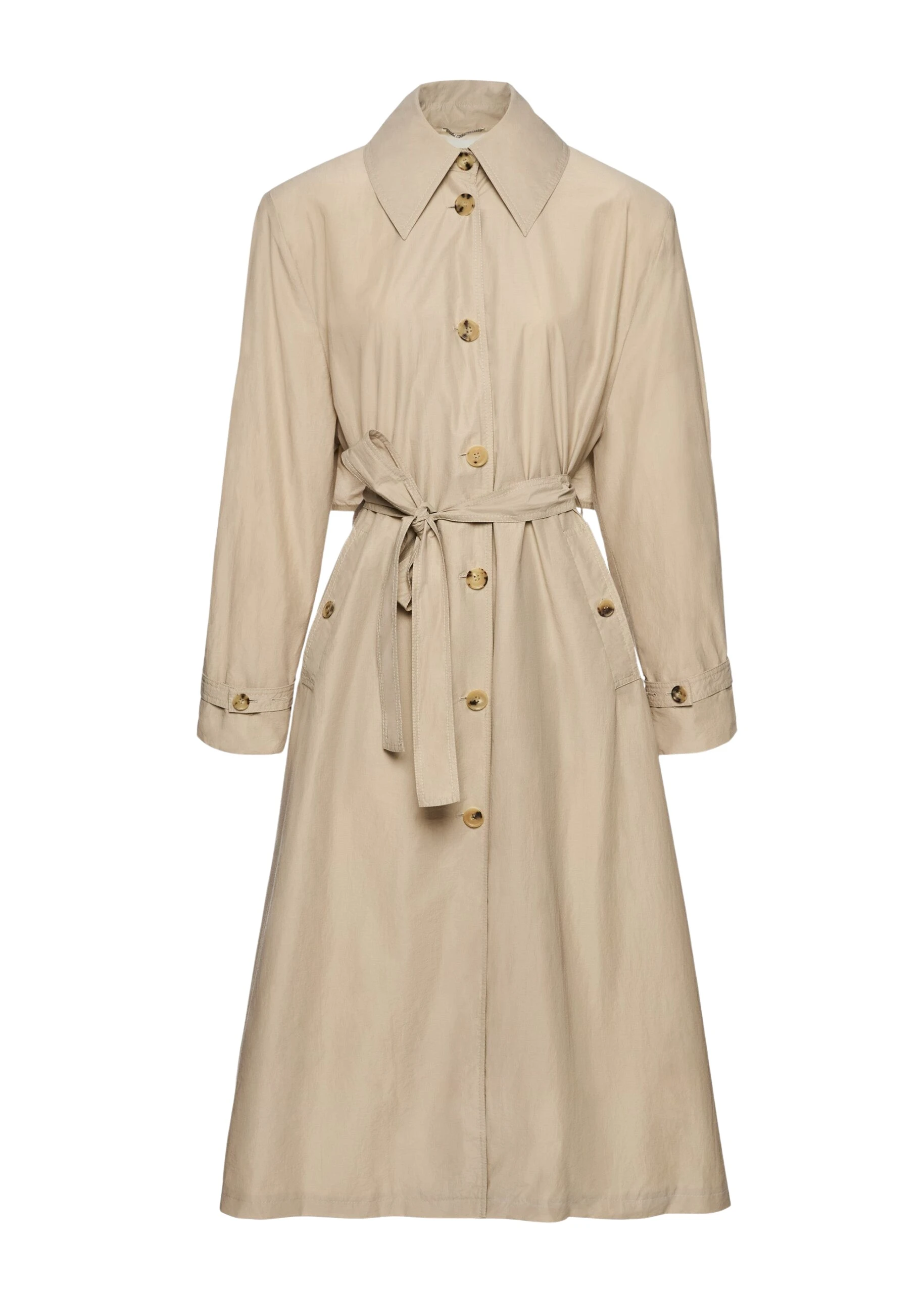 Magda Butrym Belted trench coat in beige
