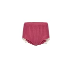 Magda Butrym Cashmere crochet-trim shorts in pink