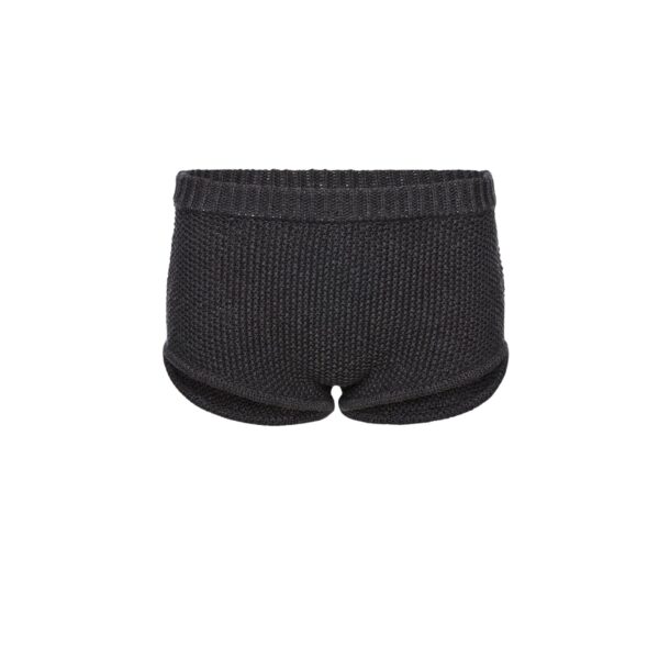 Magda Butrym Cotton and linen knit shorts in grey