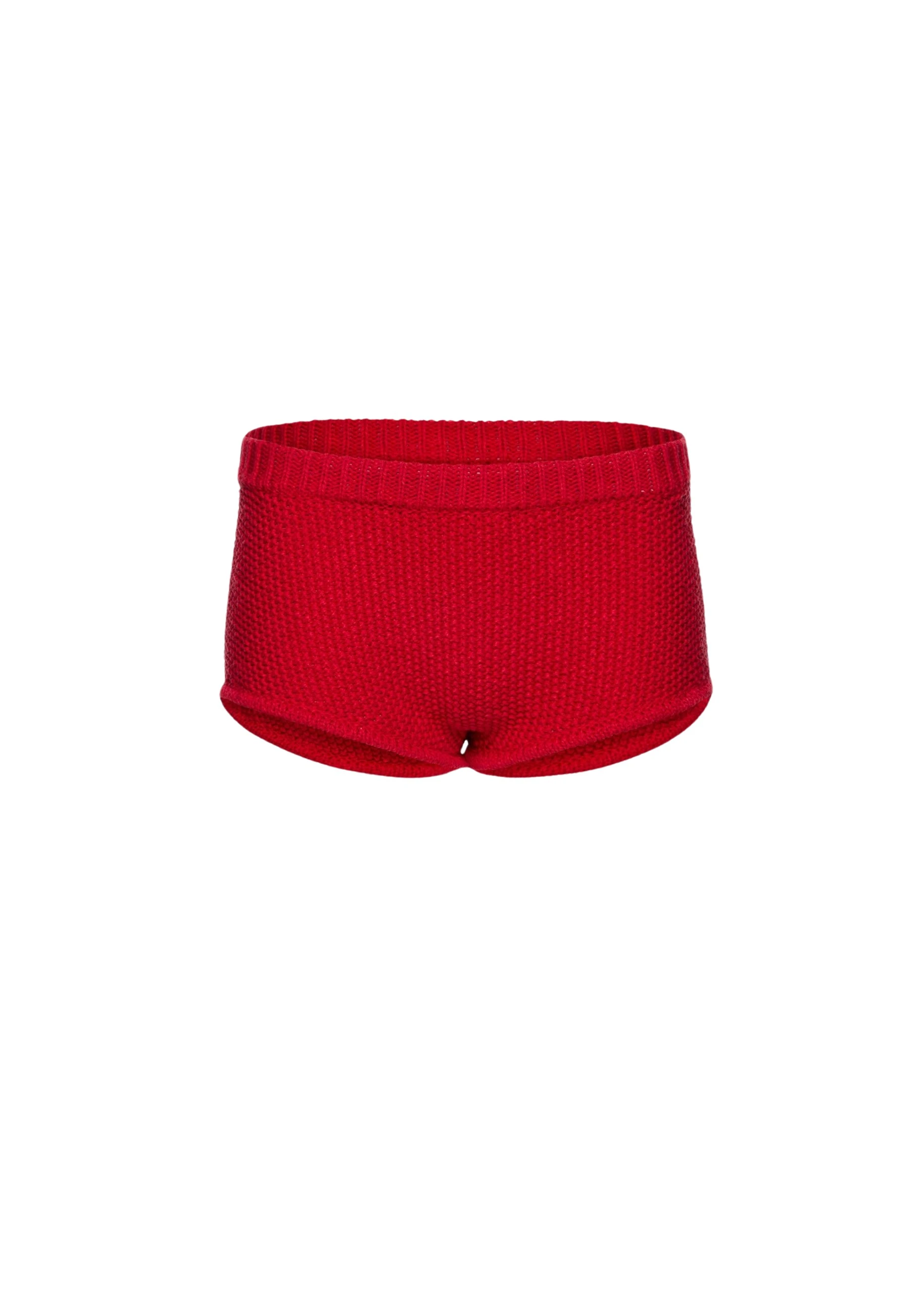 Magda-Butrym-Cotton-and-linen-knit-shorts-in-red-scaled36075_nobg Magda Butrym Cotton and linen knit shorts in red