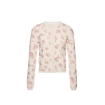 Magda Butrym Cotton cardigan in cream floral print