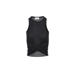 Magda Butrym Crepe knotted tank top in black