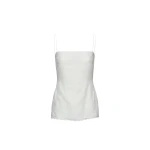 Magda Butrym Embroidered lace top in white