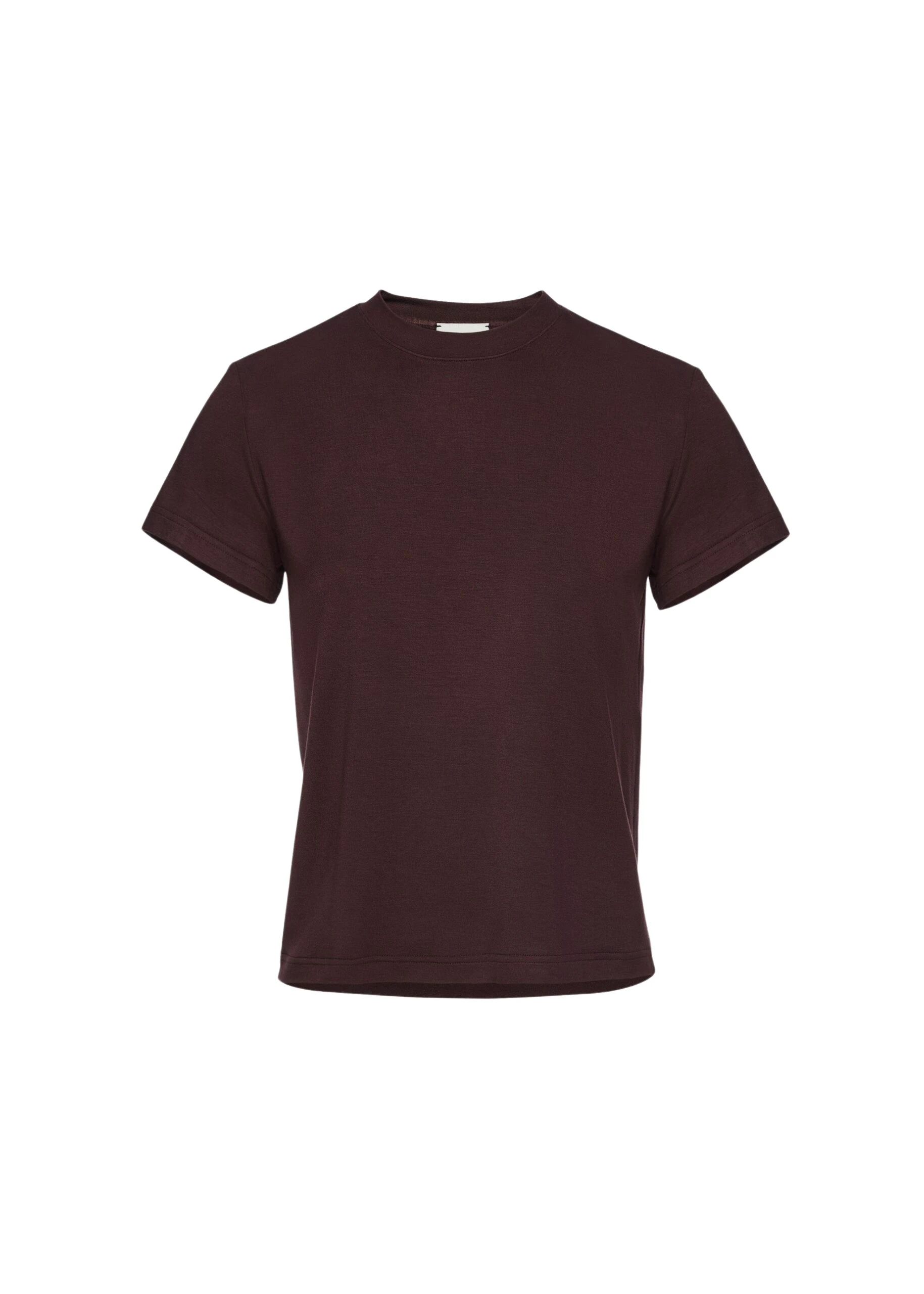 Magda-Butrym-Fitted-t-shirt-in-burgundy-scaled27549_nobg Magda Butrym Fitted t-shirt in burgundy
